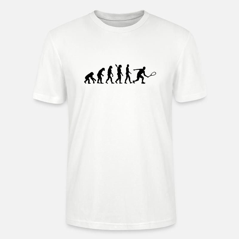 Evolution Squash - Stanley/Stella CRAFTER Unisex Organic T-Shirt - white