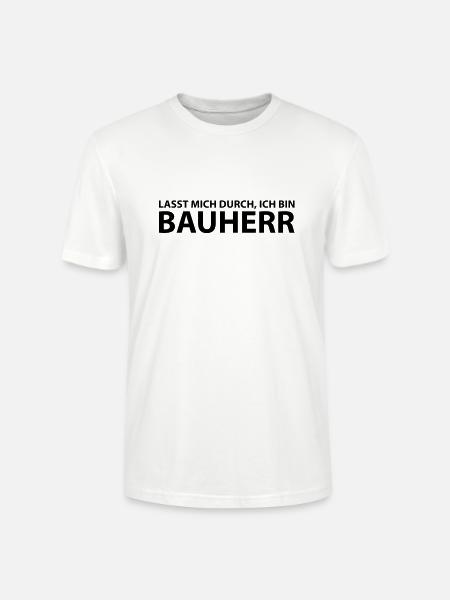 bauherr - Stanley/Stella Unisex Bio-T-Shirt CRAFTER - Weiß