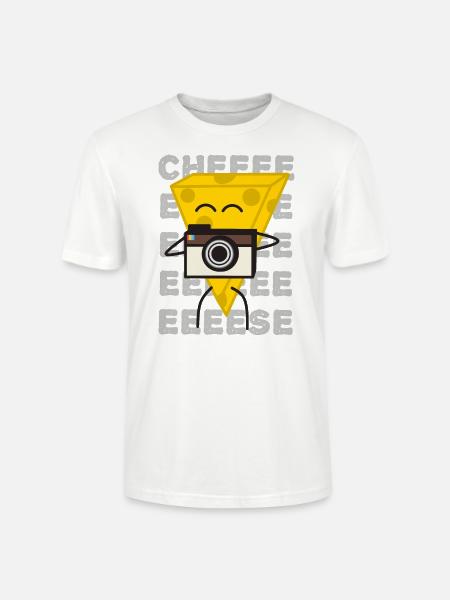 Dites fromage, photo fromage - T-shirt bio CRAFTER Stanley Stella Unisexe - blanc
