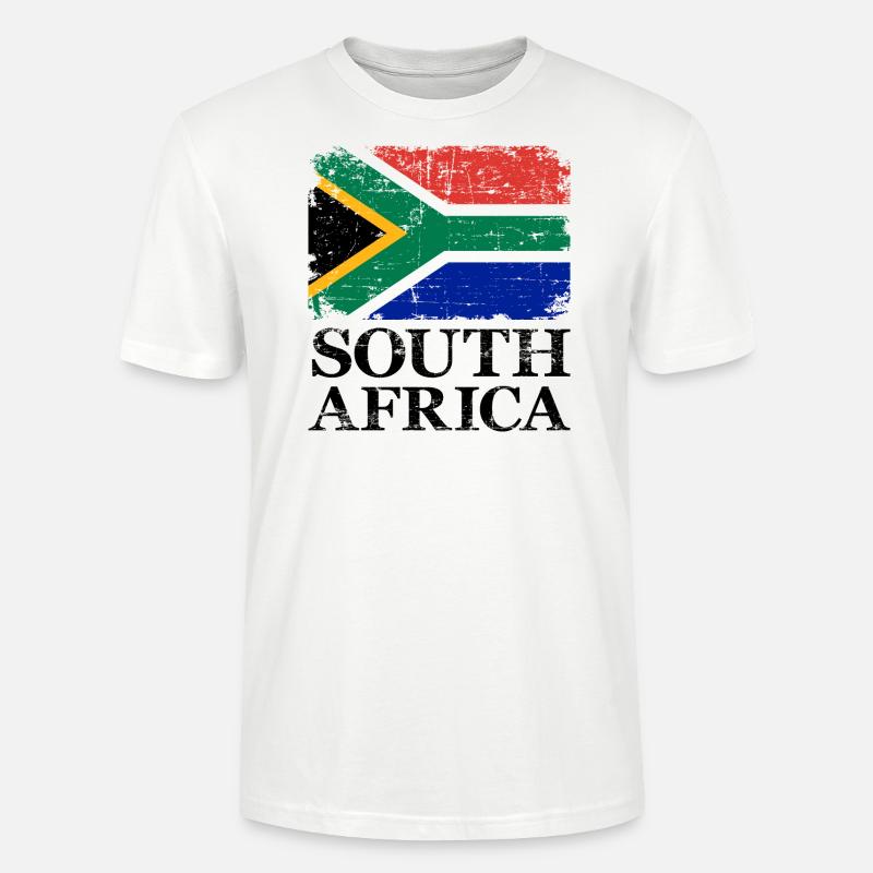 Afrique du Sud - T-shirt bio CRAFTER Stanley Stella Unisexe - blanc