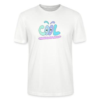 Cool - T-shirt bio CRAFTER Stanley Stella Unisexe - blanc - Devant - Alina (178cm) & Michal (187cm)