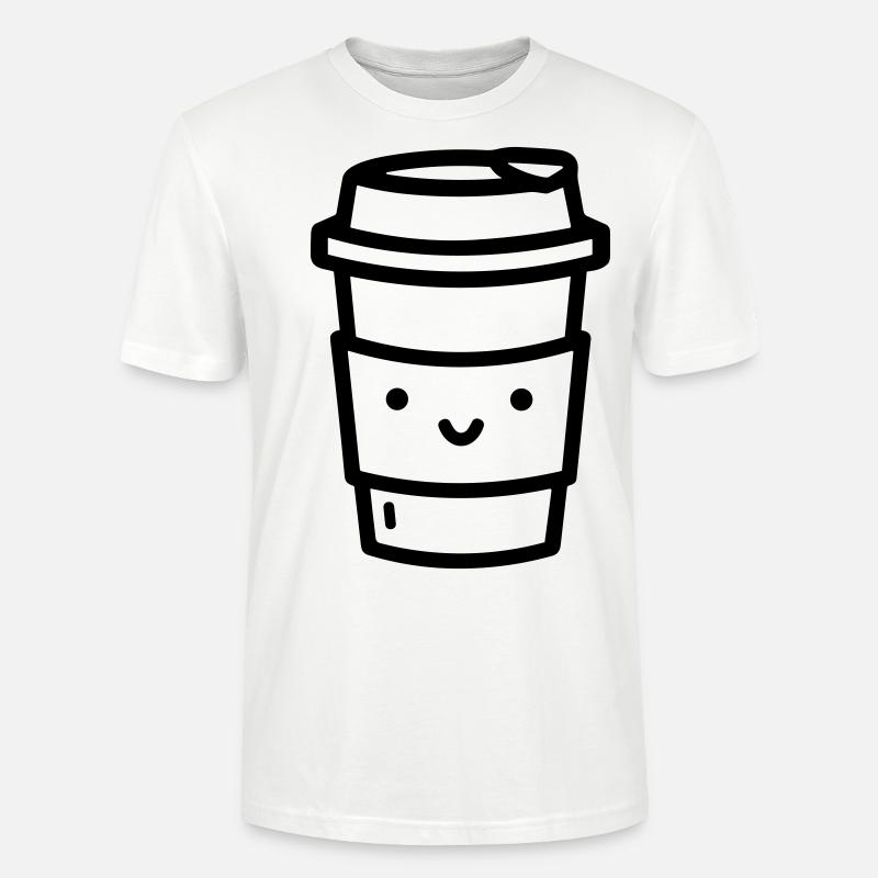 Kaffeebecher - Stanley/Stella Unisex Bio-T-Shirt CRAFTER - Weiß