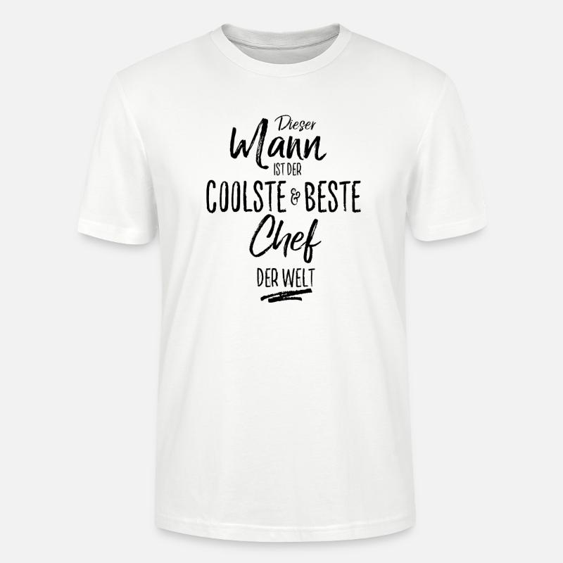 chef der Beste (s) - Stanley/Stella Unisex Bio-T-Shirt CRAFTER - Weiß