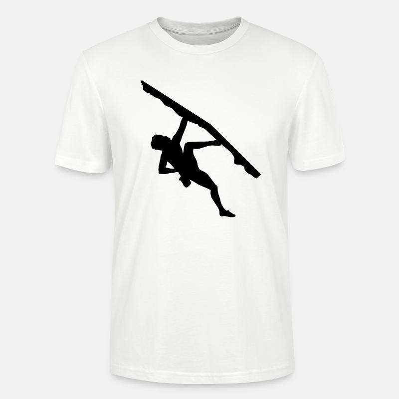 Klettern, Kletterer - Stanley/Stella Unisex Bio-T-Shirt CRAFTER - Weiß
