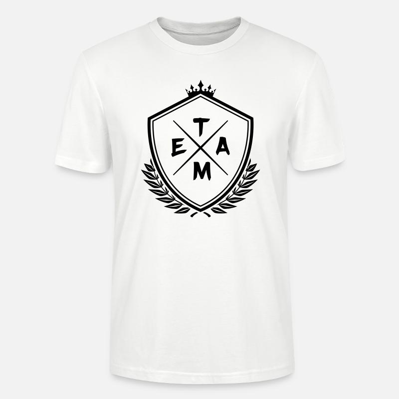 team wappen1 - Stanley/Stella Unisex Bio-T-Shirt CRAFTER - Weiß