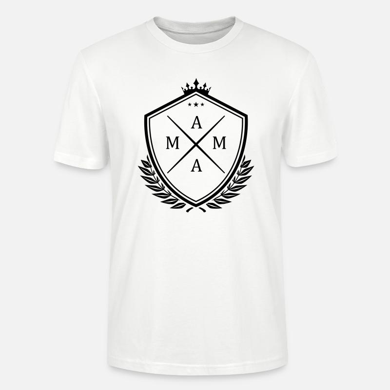 mama wappen - Stanley/Stella Unisex Bio-T-Shirt CRAFTER - Weiß