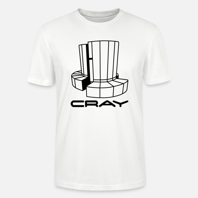 Cray Computer - Stanley/Stella Unisex Bio-T-Shirt CRAFTER - Weiß
