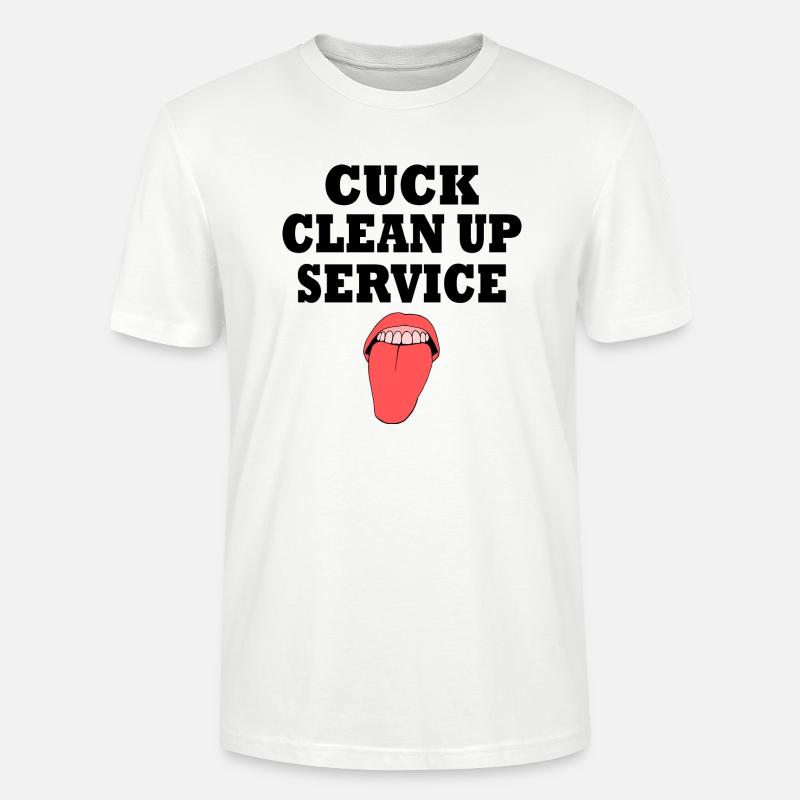 Cuckold cuck clean up service - Stanley/Stella Unisex Bio-T-Shirt CRAFTER - Weiß