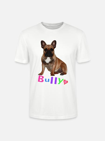 Français Bouledogue - T-shirt bio CRAFTER Stanley Stella Unisexe - blanc