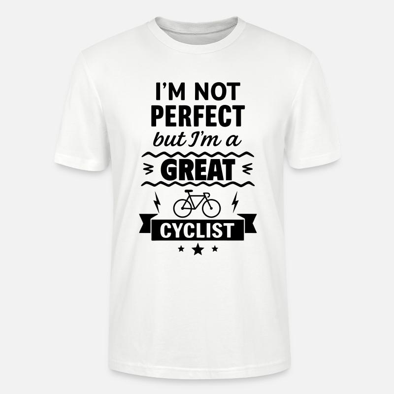 Super Radfahrer - Stanley/Stella Unisex Bio-T-Shirt CRAFTER - Weiß
