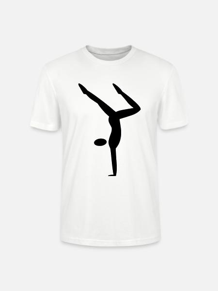 Handstand - Stanley/Stella CRAFTER Unisex Organic T-Shirt - white