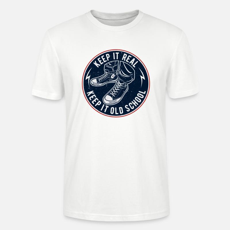 Keep It Oldschool - Stanley/Stella Unisex Bio-T-Shirt CRAFTER - Weiß