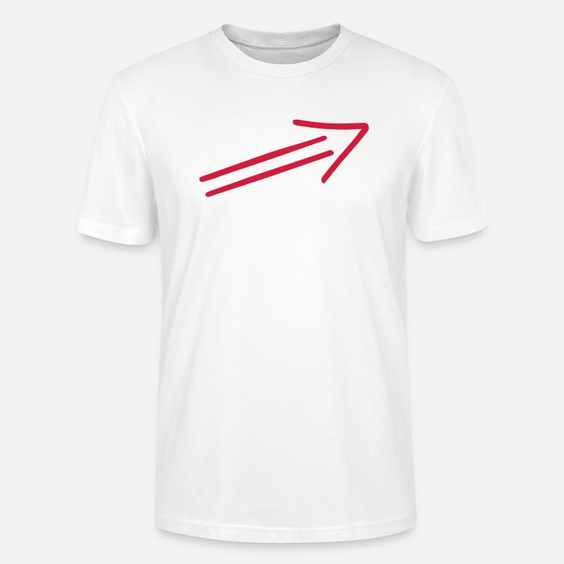 Flèche - T-shirt bio CRAFTER Stanley Stella Unisexe - blanc