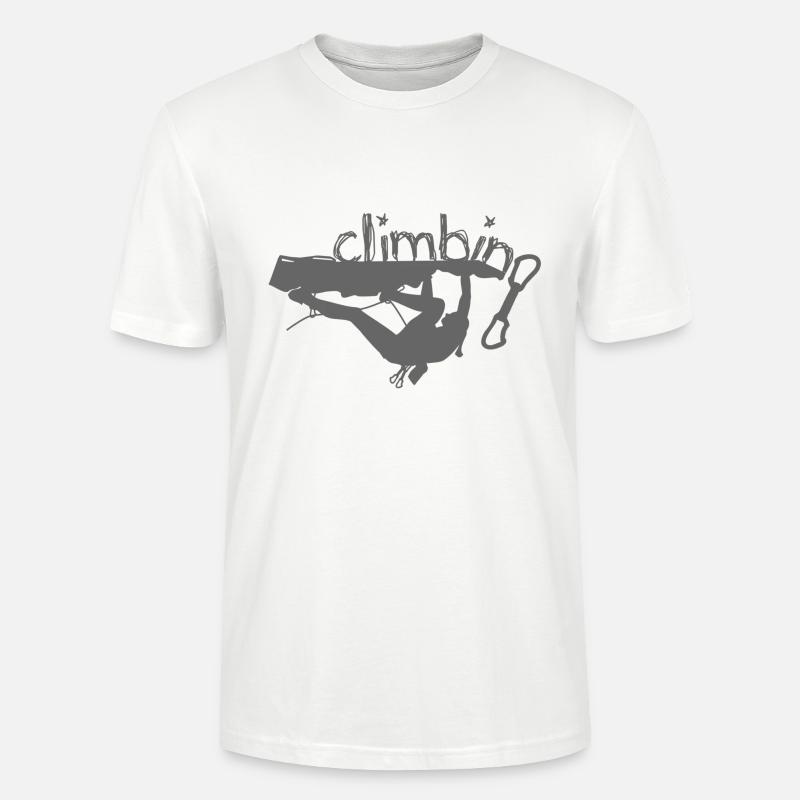 Klettern2 - Stanley/Stella Unisex Bio-T-Shirt CRAFTER - Weiß