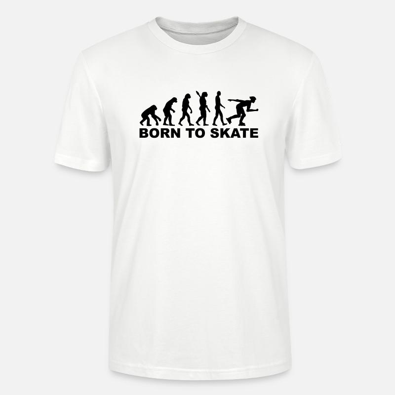 Evolution Inline Skating - Stanley/Stella Unisex Bio-T-Shirt CRAFTER - Weiß