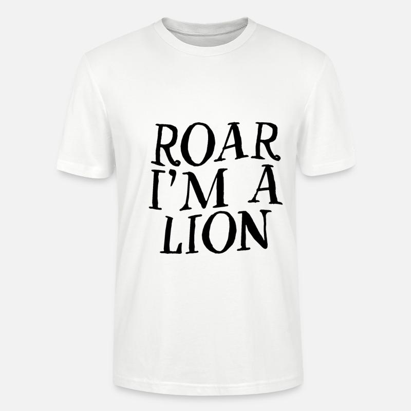 Roar I'm A Lion 3 - Stanley/Stella Unisex Bio-T-Shirt CRAFTER - Weiß