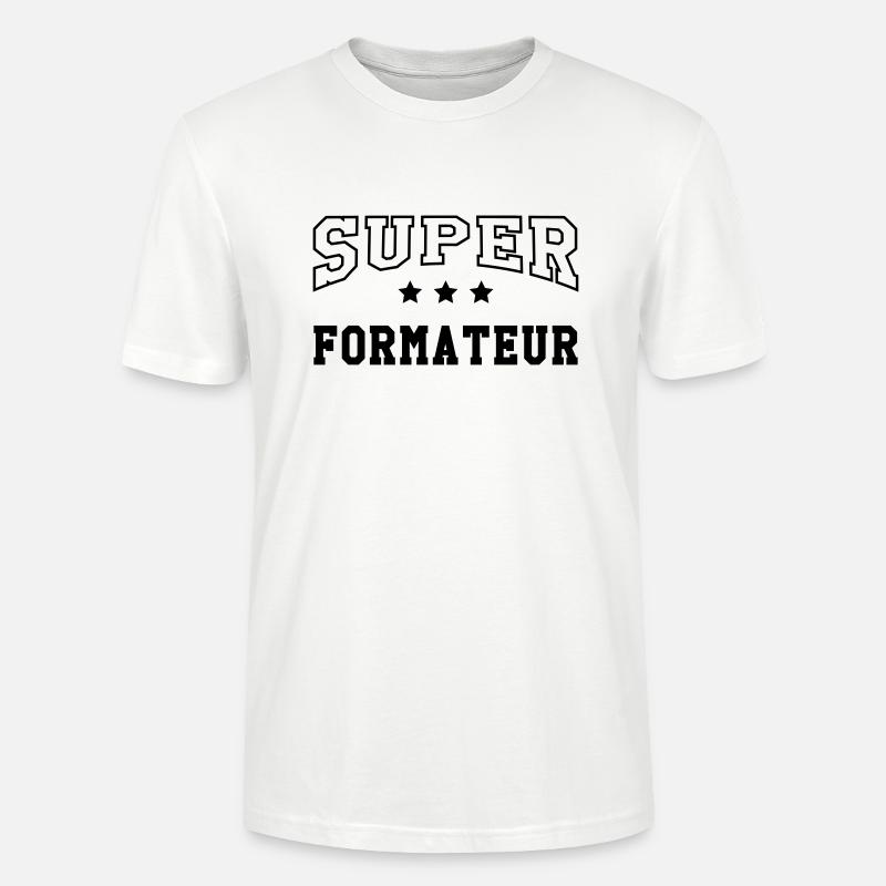 Ausbilder / Lehrer / Gestalter / trainer - Stanley/Stella Unisex Bio-T-Shirt CRAFTER - Weiß