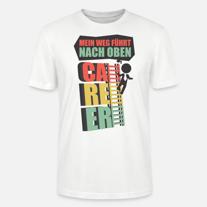 Beförderung Karriere Beruf Geschenk - Stanley/Stella Unisex Bio-T-Shirt CRAFTER - Weiß