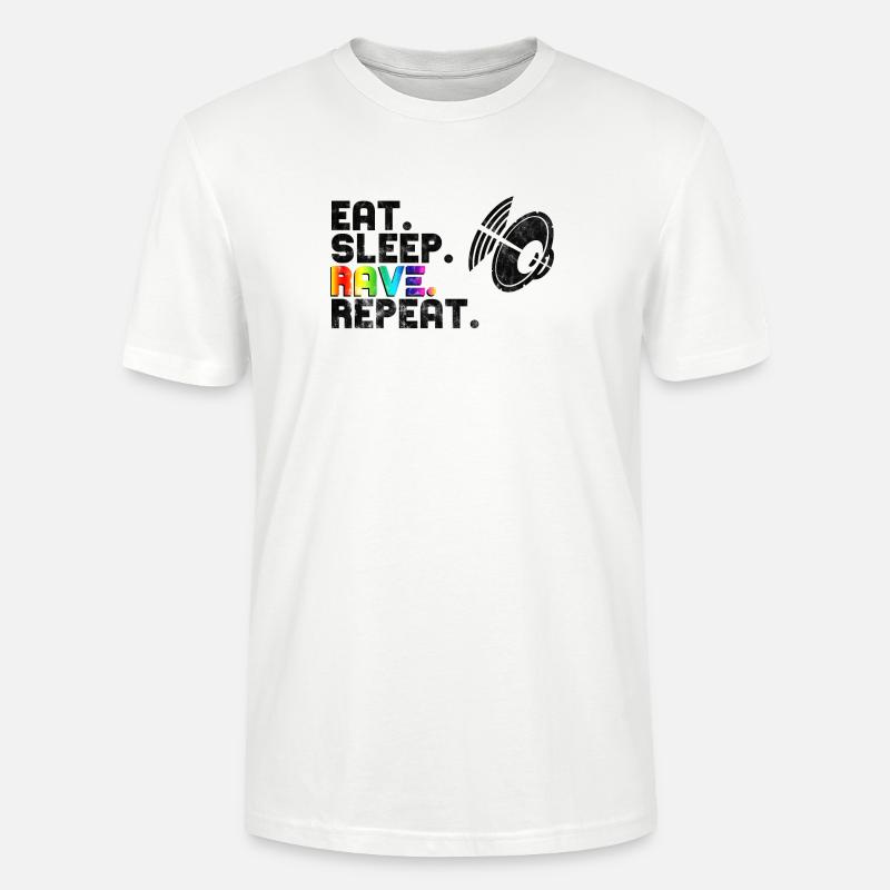 Usure rave - T-shirt bio CRAFTER Stanley Stella Unisexe - blanc