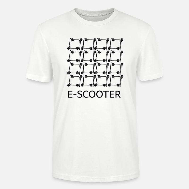 E-Scooter E-Roller Scooter - Stanley/Stella Unisex Bio-T-Shirt CRAFTER - Weiß