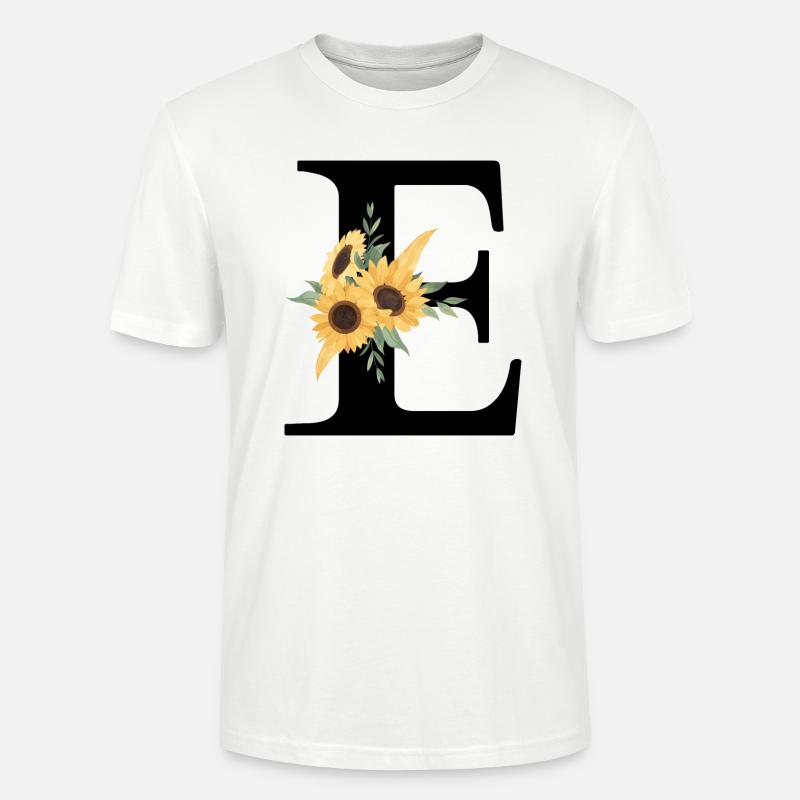 Sonnenblume Blumen E-Brief - Stanley/Stella Unisex Bio-T-Shirt CRAFTER - Weiß
