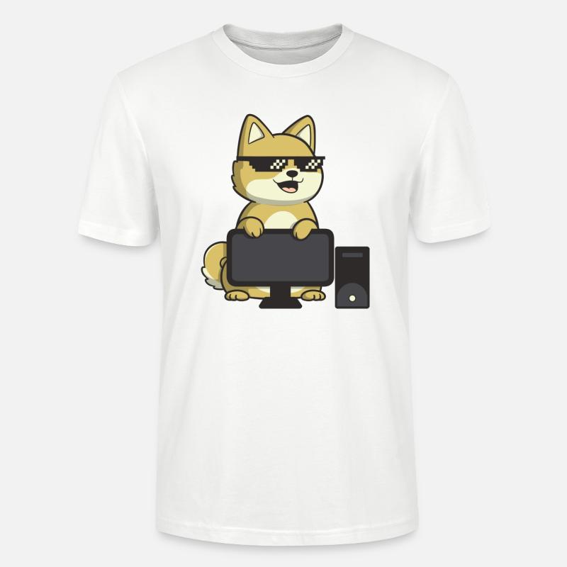 Magic Degen - Computer - Stanley/Stella Unisex Bio-T-Shirt CRAFTER - Weiß