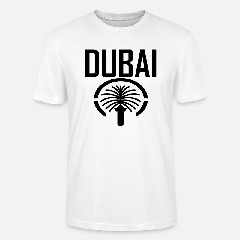 Dubai Palm - T-shirt bio CRAFTER Stanley Stella Unisexe - blanc