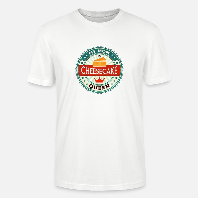 Cheesecake Queen Mutti Abzeichen - Stanley/Stella Unisex Bio-T-Shirt CRAFTER - Weiß