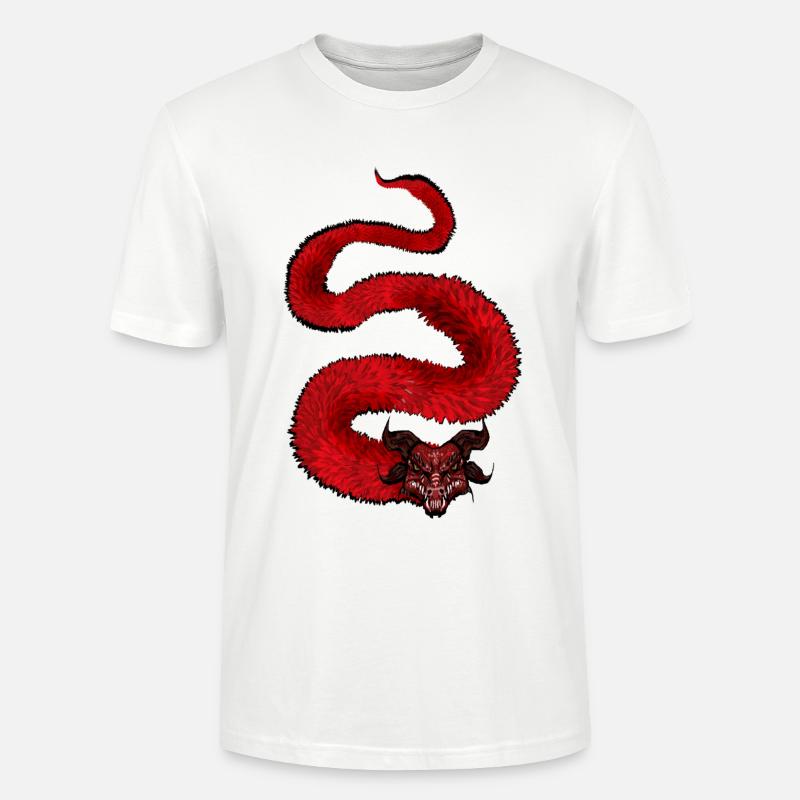 Drache - Stanley/Stella Unisex Bio-T-Shirt CRAFTER - Weiß