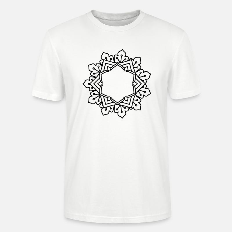 Mandala - Stanley/Stella Unisex Bio-T-Shirt CRAFTER - Weiß