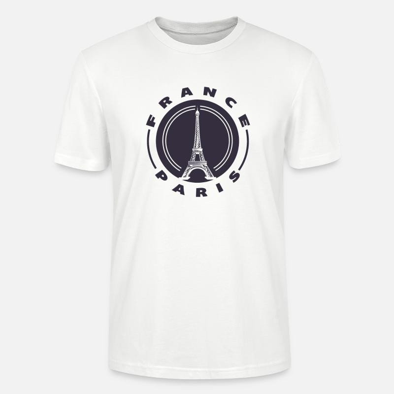 Tour Eiffel Paris - T-shirt bio CRAFTER Stanley Stella Unisexe - blanc