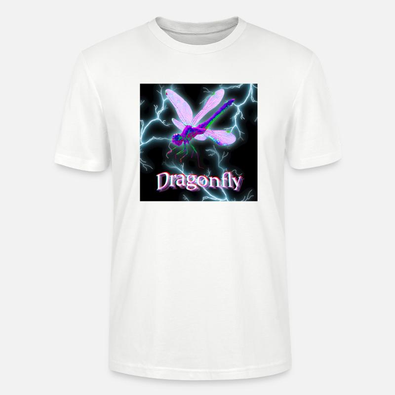Trippy Dragonfly - Travis Scott Style - Stanley/Stella Unisex Bio-T-Shirt CRAFTER - Weiß