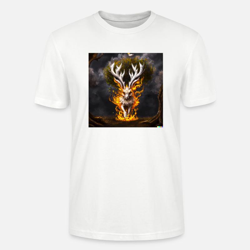DALL E Wolpertinger - Stanley/Stella Unisex Bio-T-Shirt CRAFTER - Weiß