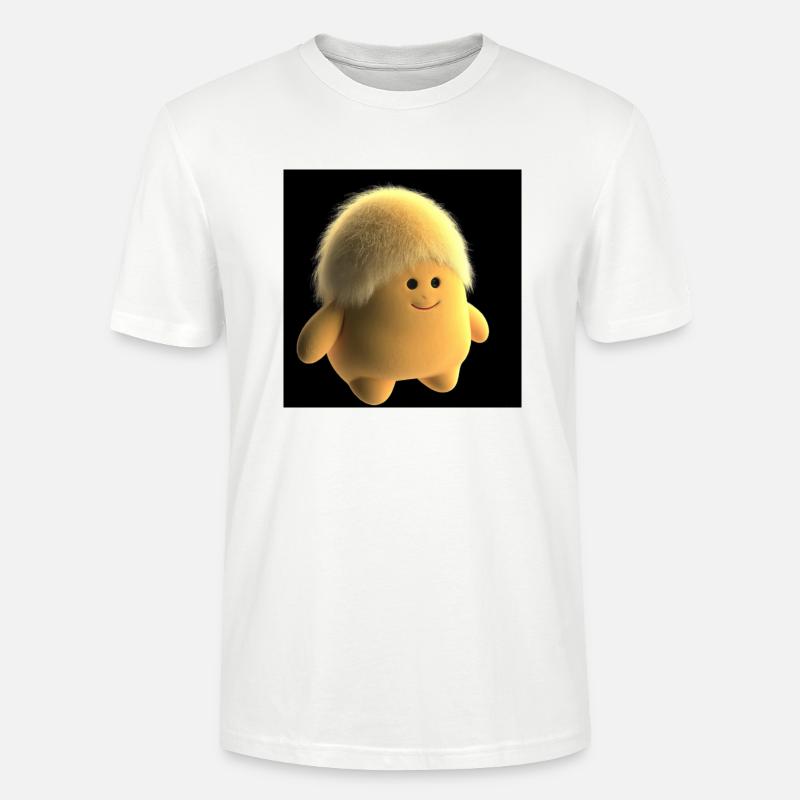 Einfach ein simples Kuschelmenschchen - Stanley/Stella Unisex Bio-T-Shirt CRAFTER - Weiß