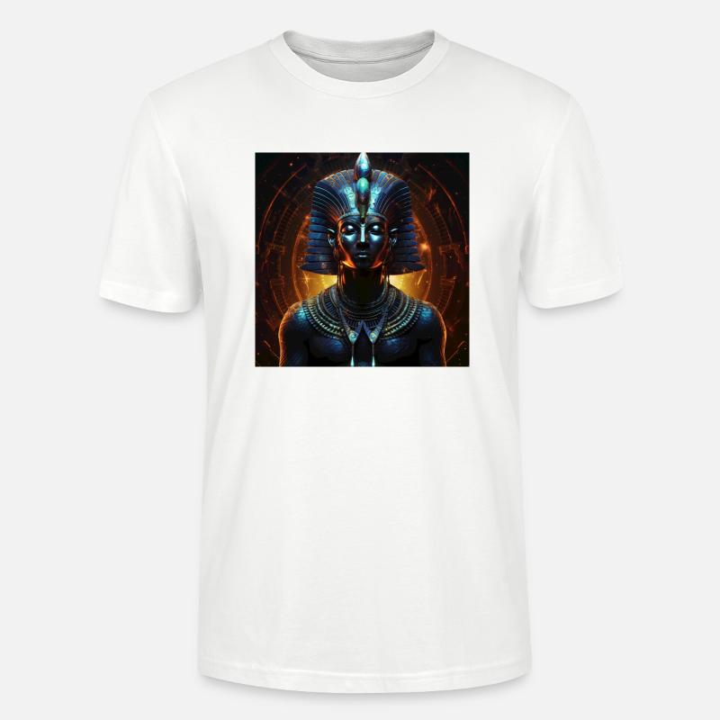 Schwarzer Pharaon - Stanley/Stella Unisex Bio-T-Shirt CRAFTER - Weiß
