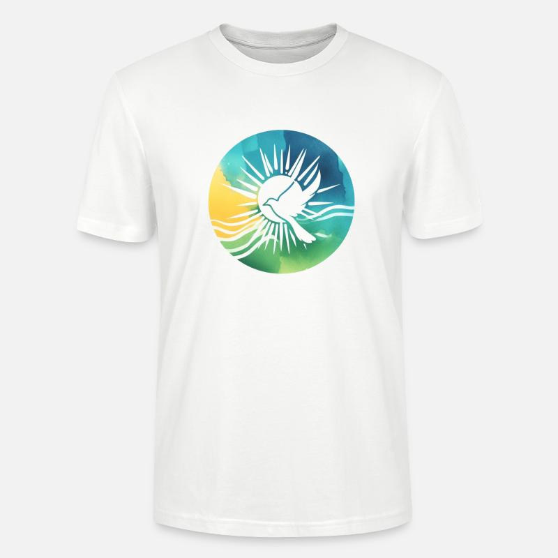 Friedenstaube - Stanley/Stella Unisex Bio-T-Shirt CRAFTER - Weiß