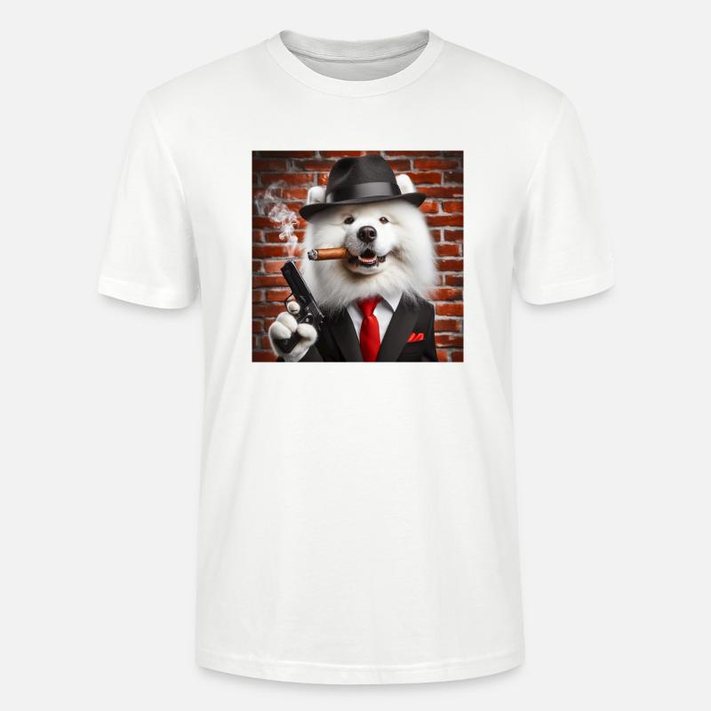 Samojed Mafia - Stanley/Stella Unisex Bio-T-Shirt CRAFTER - Weiß