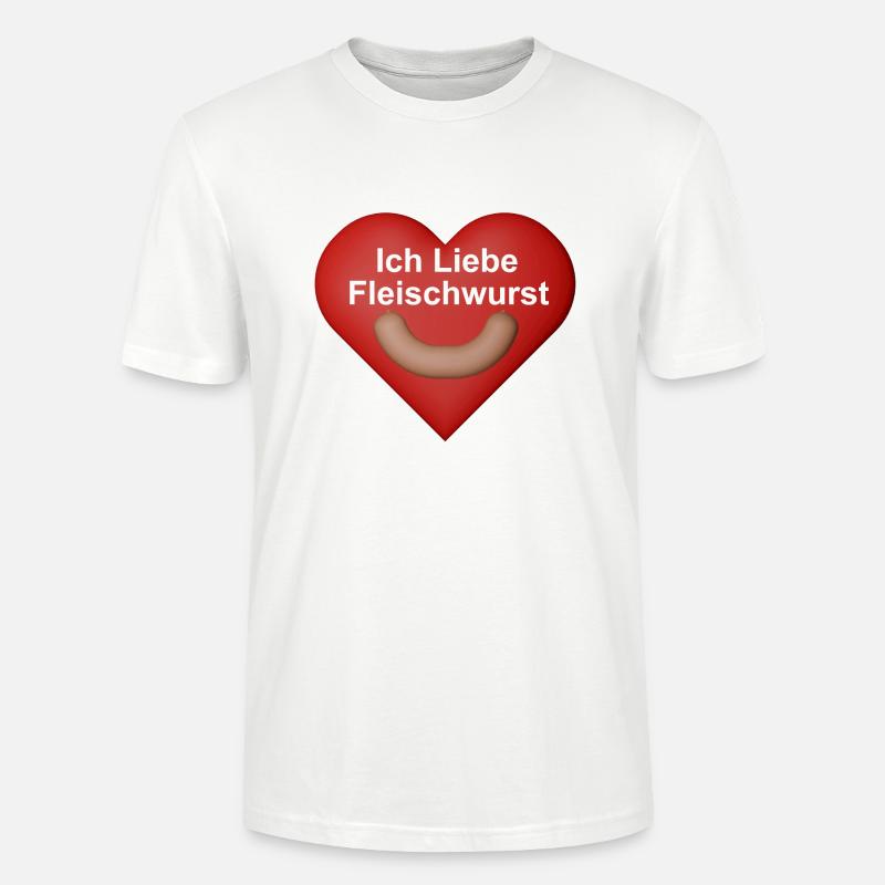 Ich Liebe Fleischwurst - Stanley/Stella Unisex Bio-T-Shirt CRAFTER - Weiß