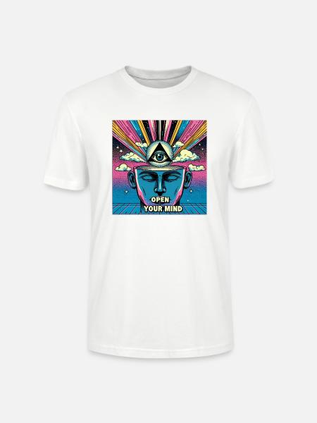 Ein drittes Auge - Stanley/Stella Unisex Bio-T-Shirt CRAFTER - Weiß