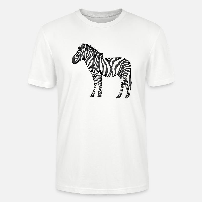 Zebra - Stanley/Stella Unisex Bio-T-Shirt CRAFTER - Weiß