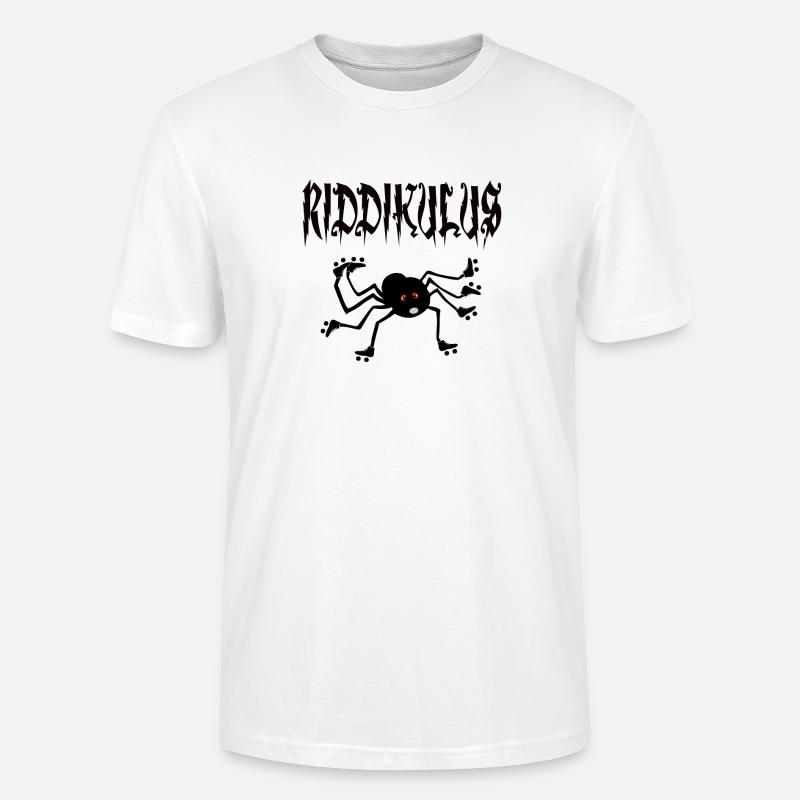 Spinne mit Rollschuhen - Stanley/Stella Unisex Bio-T-Shirt CRAFTER - Weiß