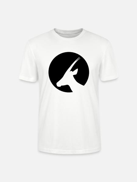 gazelle - Stanley/Stella CRAFTER Unisex Organic T-Shirt - white