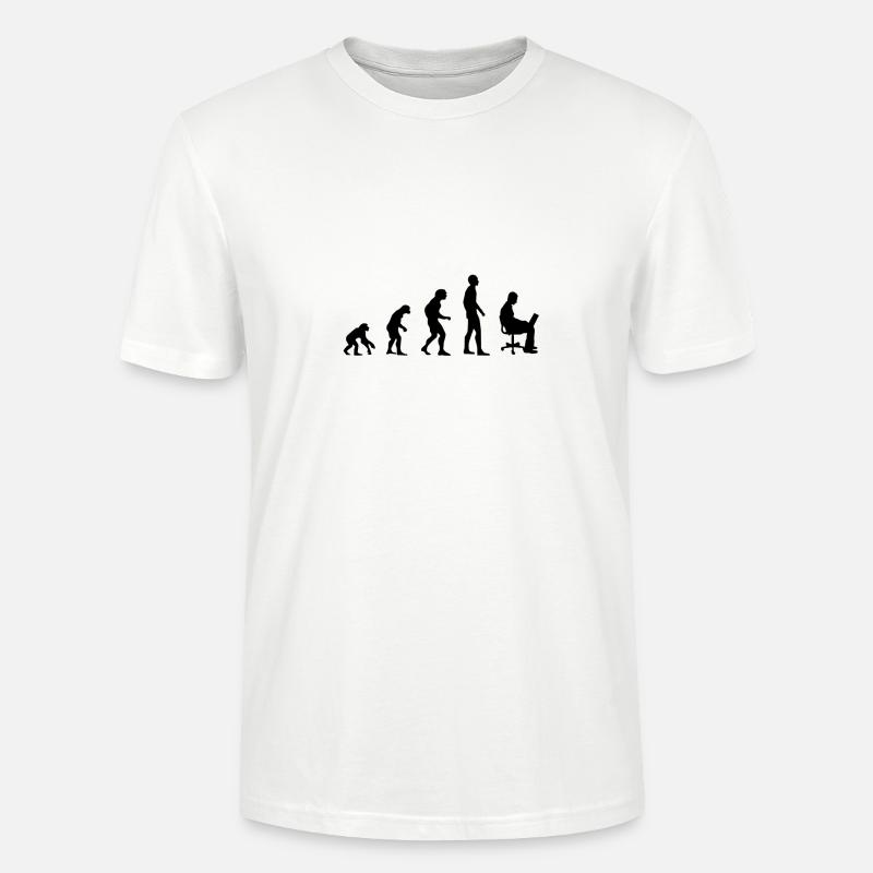 Office Evolution - T-shirt bio CRAFTER Stanley Stella Unisexe - blanc