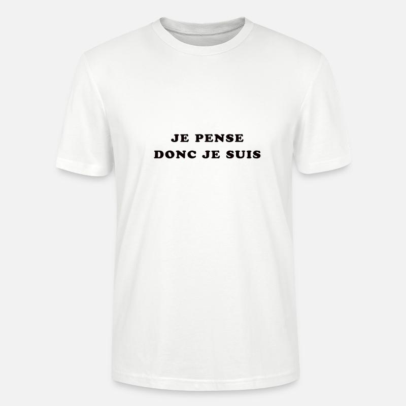 Ich denke schon - Stanley/Stella Unisex Bio-T-Shirt CRAFTER - Weiß