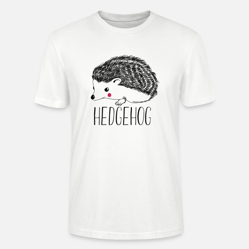 Igel - Stanley/Stella Unisex Bio-T-Shirt CRAFTER - Weiß