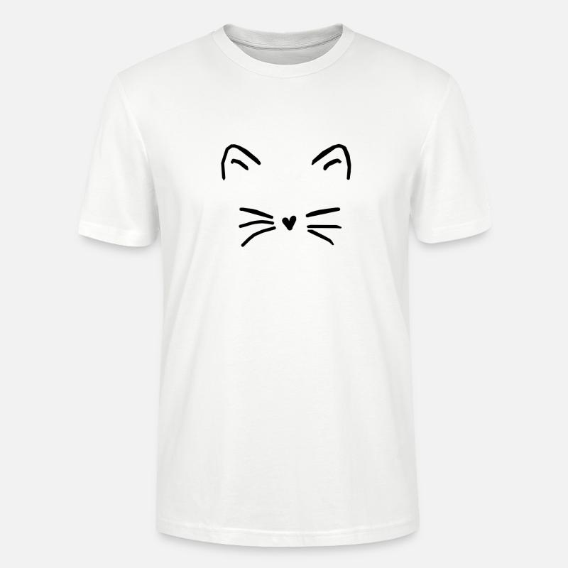 chat - T-shirt bio CRAFTER Stanley Stella Unisexe - blanc