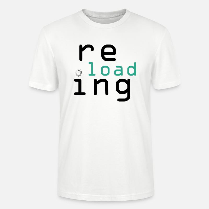reloading - Stanley/Stella CRAFTER Unisex Organic T-Shirt - white