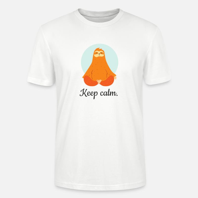 Keep Calm - Stanley/Stella Unisex Bio-T-Shirt CRAFTER - Weiß