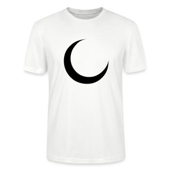 crescent - Stanley/Stella CRAFTER Unisex Organic T-Shirt - white - Front - Alina (178cm) & Michal (187cm)