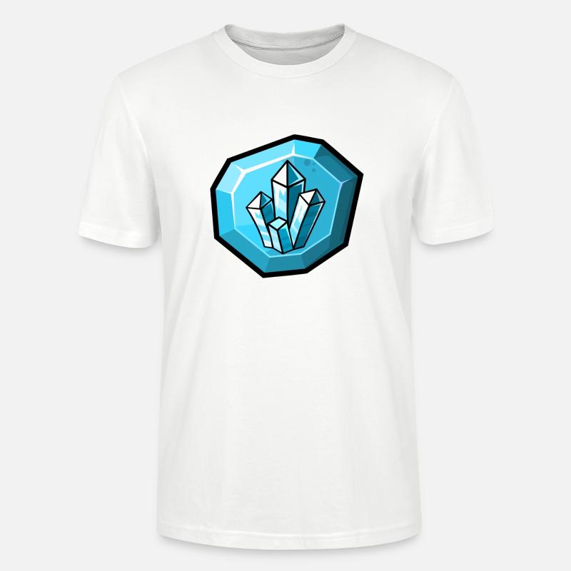 Élément: glace - T-shirt bio CRAFTER Stanley Stella Unisexe - blanc